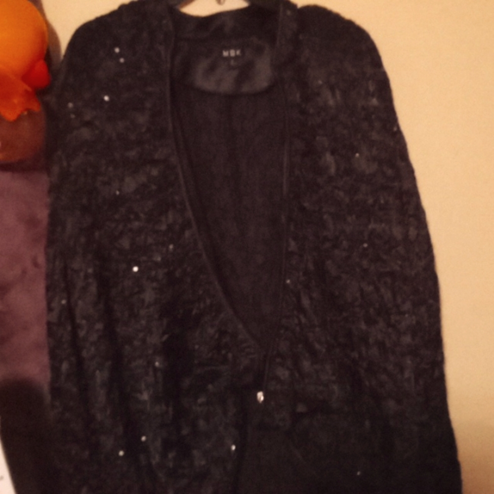 WOMENS BLACK STUDDED JACKET SEQUENCE